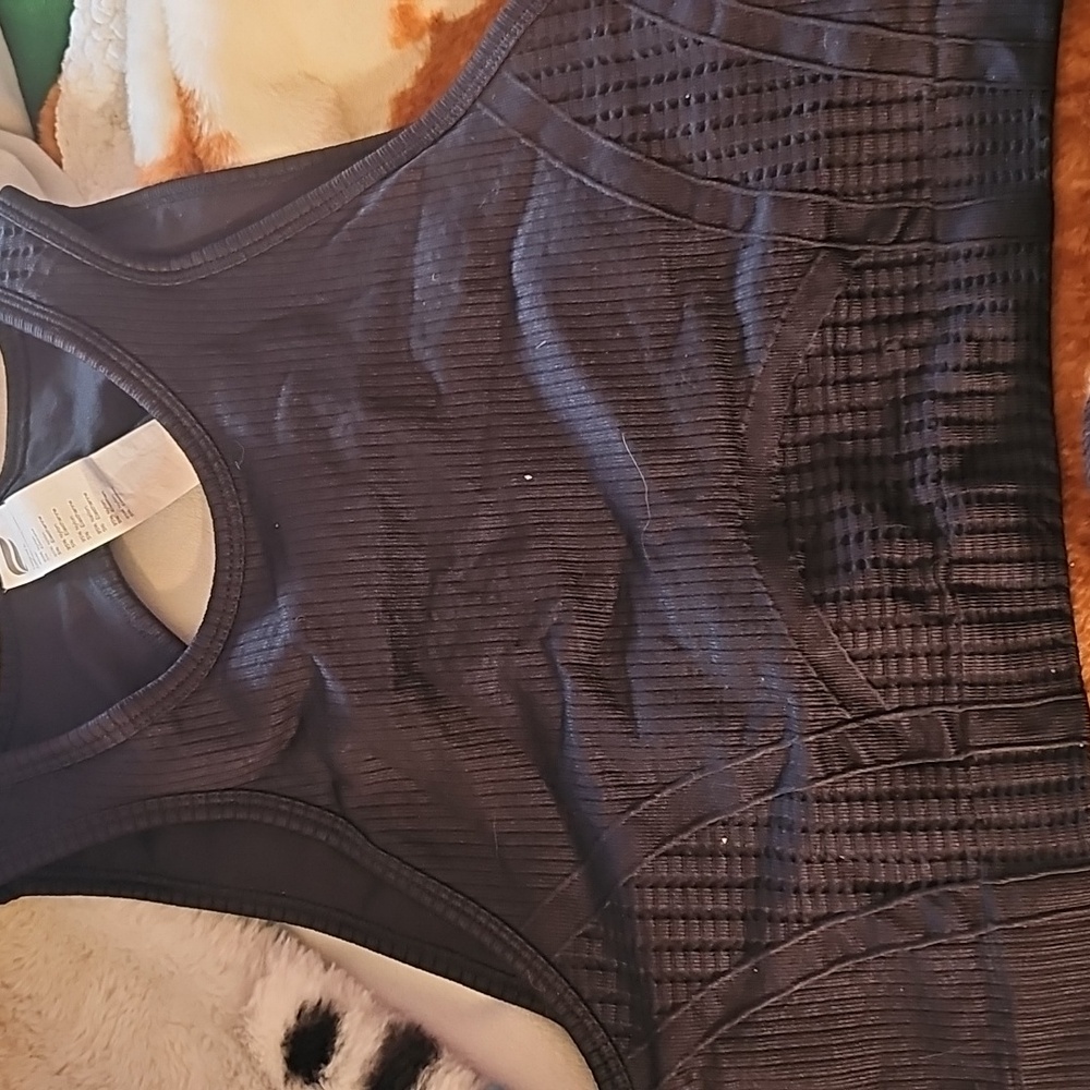 Fabletics Midnight Ribbed Sports Bra & Matching Leggings Size M - Picture 4 of 6